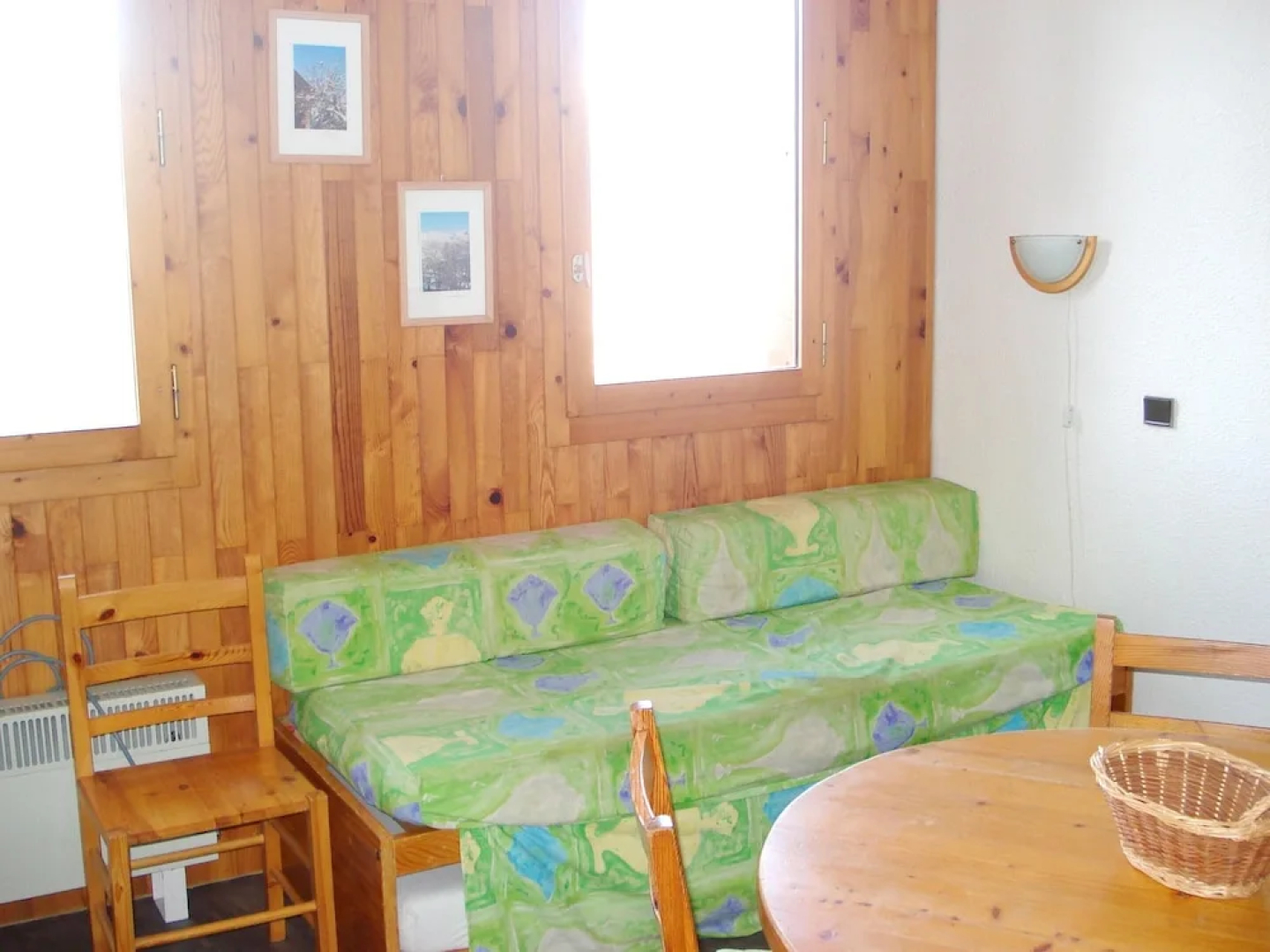 Studio in Montchavin, With Wonderful Mountain View, Furnished Garden a
