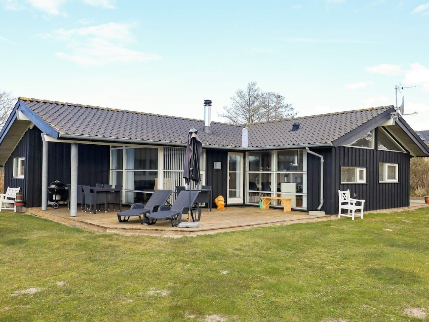 Modern Holiday Home in Blokhus with Sauna