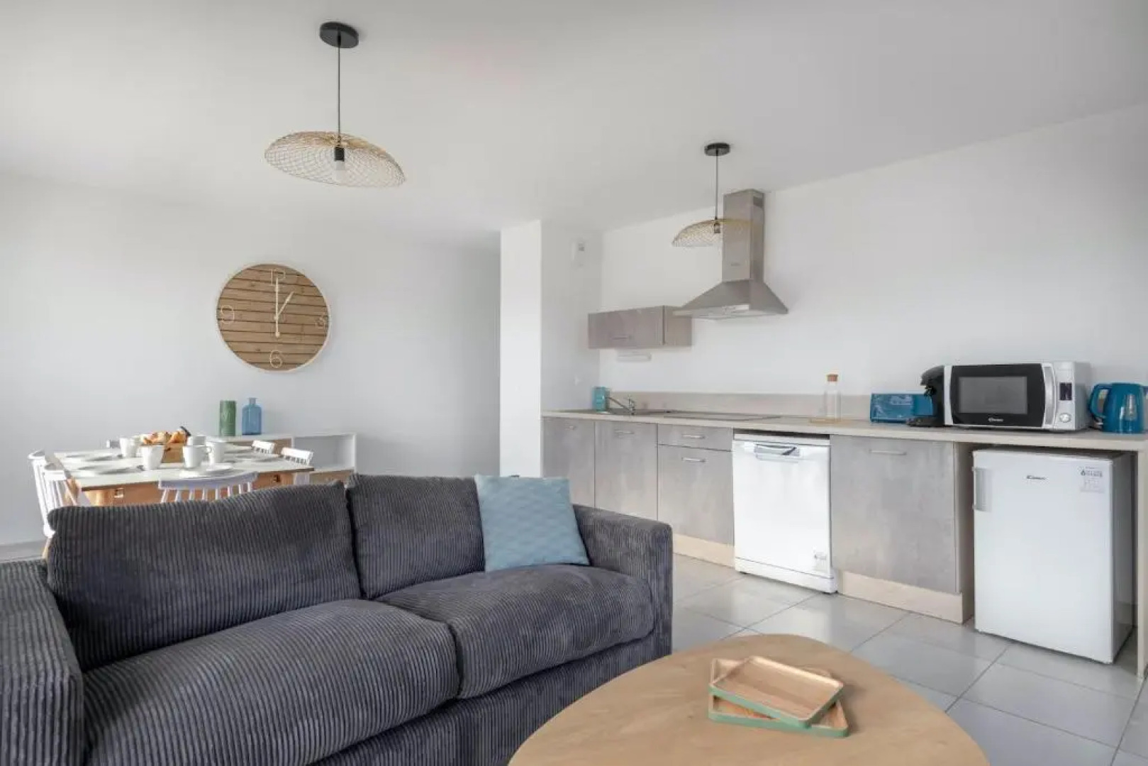 Dans une residence de style balneaire en Bretagne