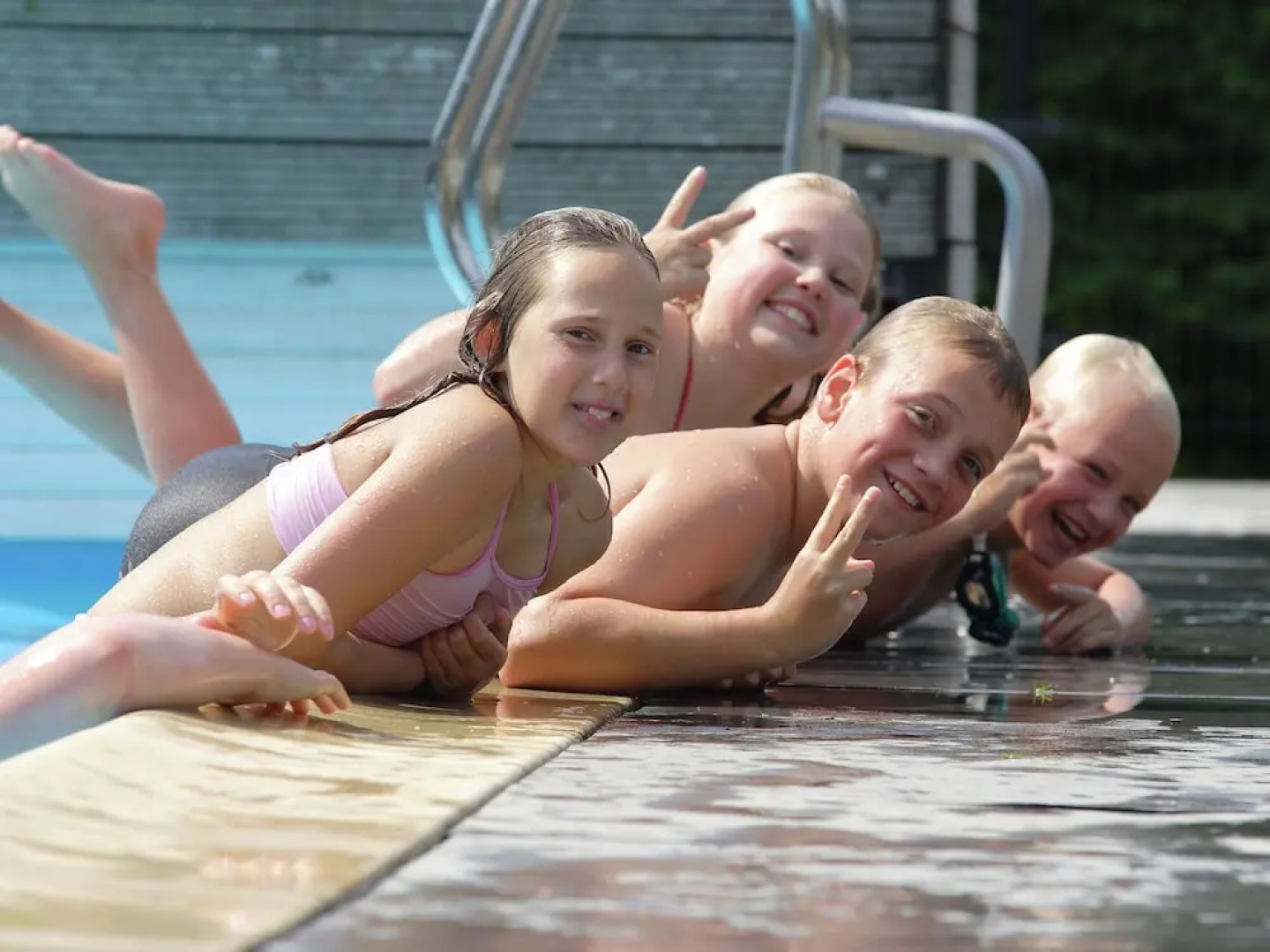 Characteristic house with a garden, surrounded by forest
