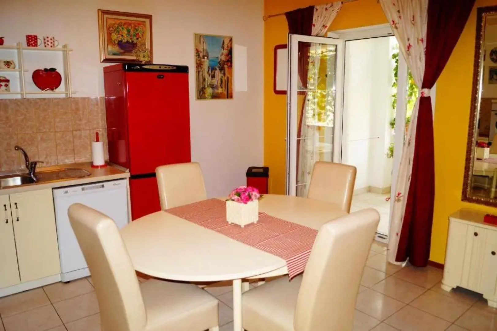 20 meters from the beach