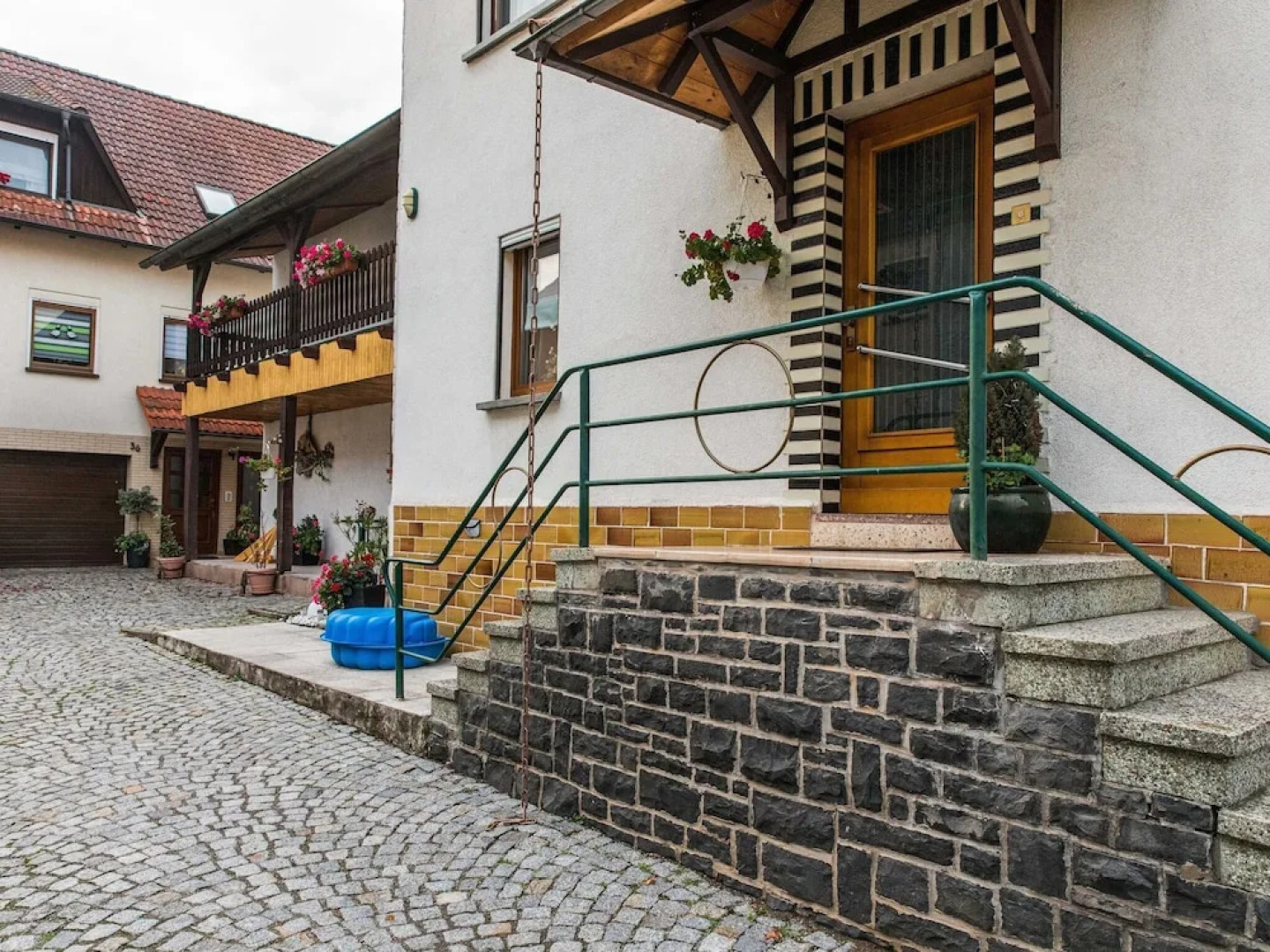 Holiday Home in Thuringia With Private Terrace, use of a Garden and Pool
