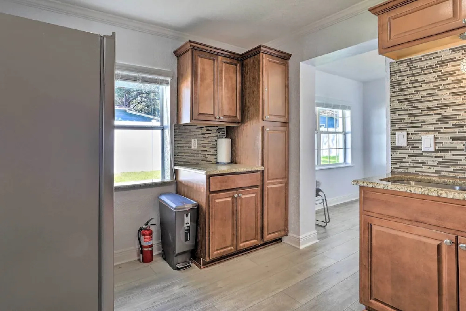 Chic Home w/ Fire Pit & Patio, Walk to Lake!