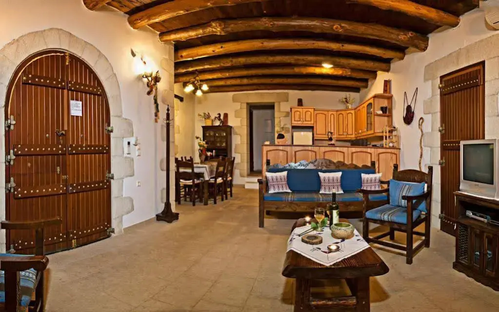 Villa Aloni-traditional Stone Villa With Nice View,pool and Garden