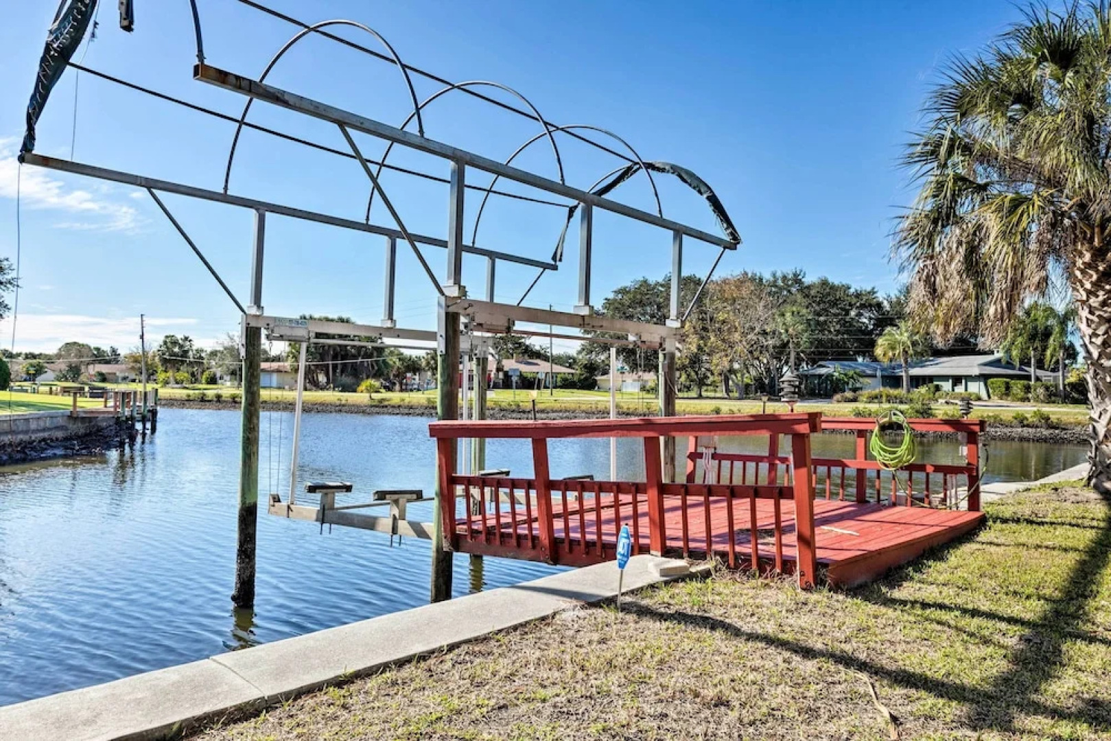 Bayfront Florida Retreat w/ Boat Lift & Fire Pit!