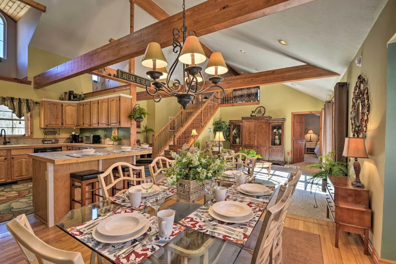 Private Family Home w/ Deck, Porch + Forest Views!