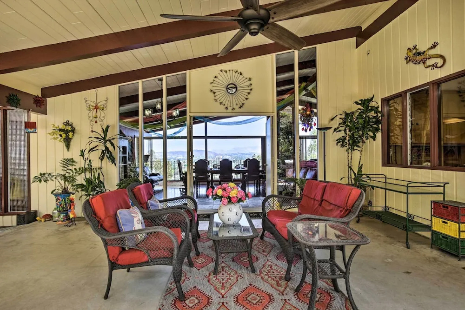 Colorful El Cajon Gem: Deck, Garden & Valley Views