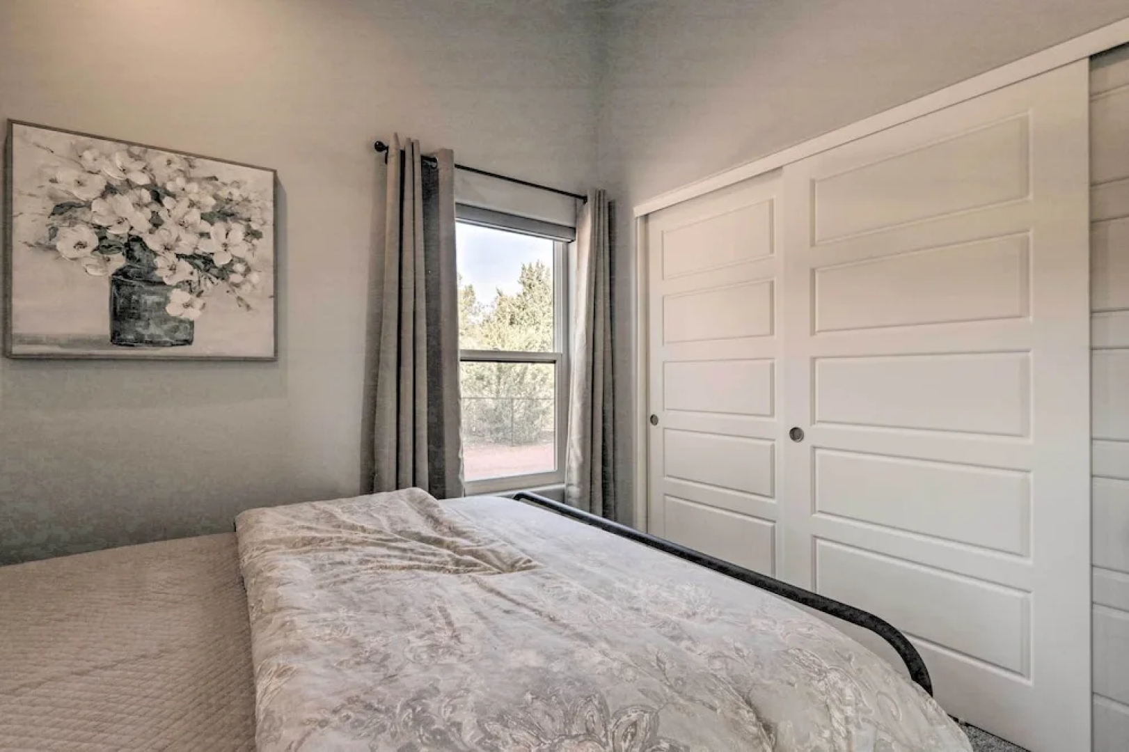 Modern Pine Retreat w/ Deck & Stunning Views!