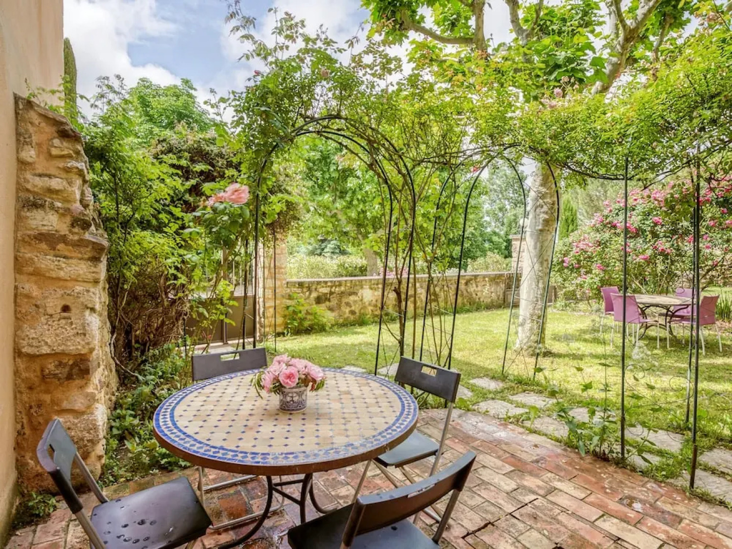 The Awning Housecosy Holiday Home in Rustrel With Swimming Pool