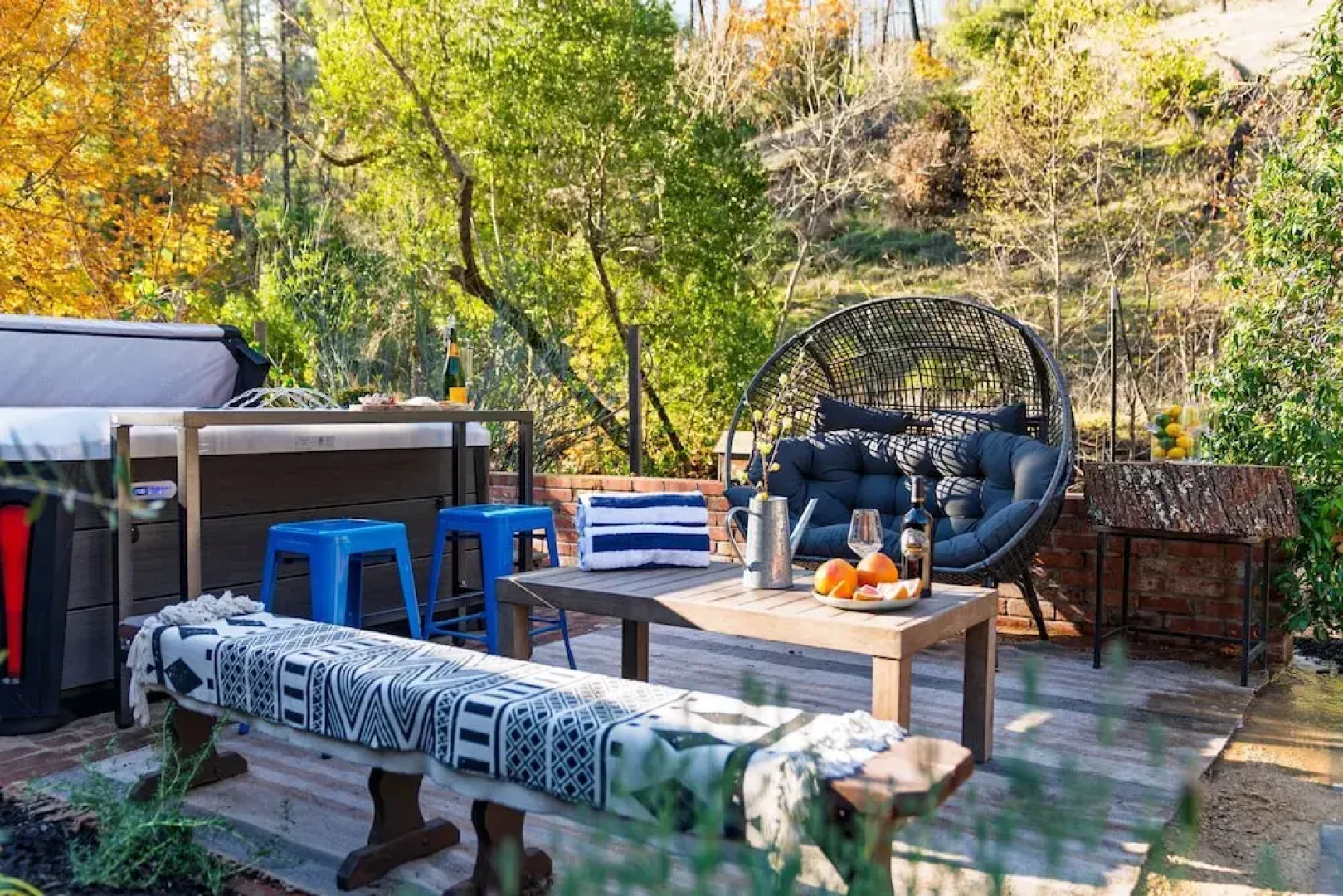 Sonoma Creek Haven Hot Tub Firepit Creekside Views Near Kenwood Wineries