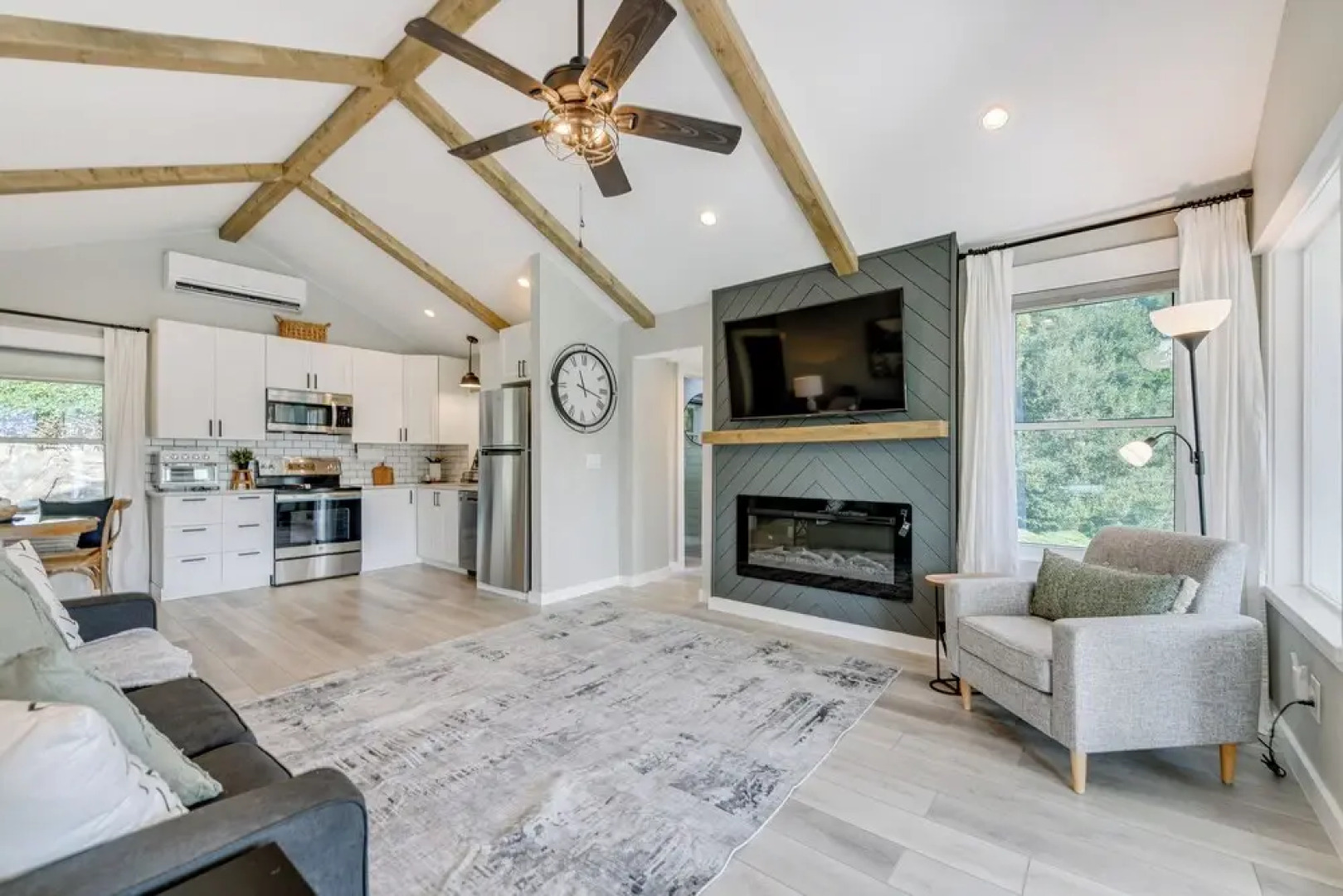 Updated + Modern Waynesville Cottage w/ Fire Pit