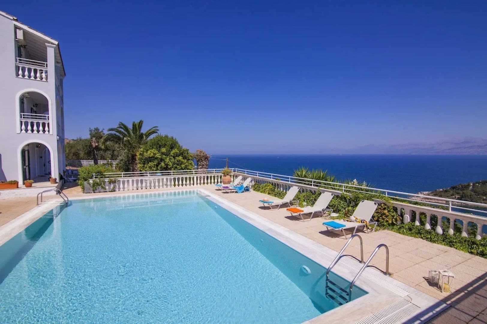 Villa Agathi with amazing view and pool