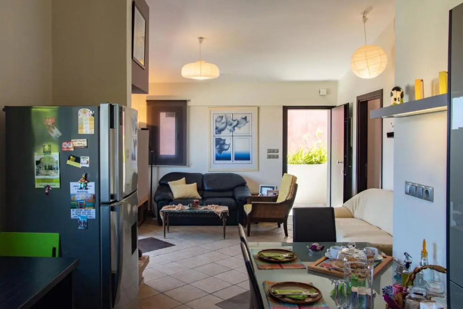 Serenity villa-2nd floor-Sea view-sandy beach 250m away.