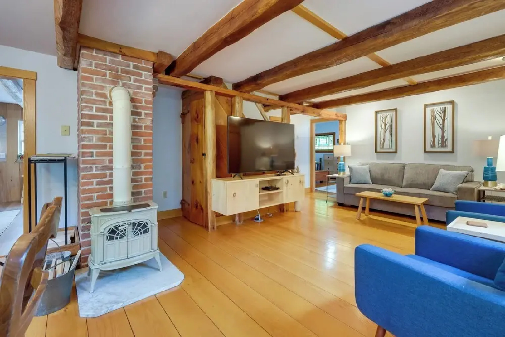 Yard & Fire Pit: Unique Cape Cod Home in Brewster