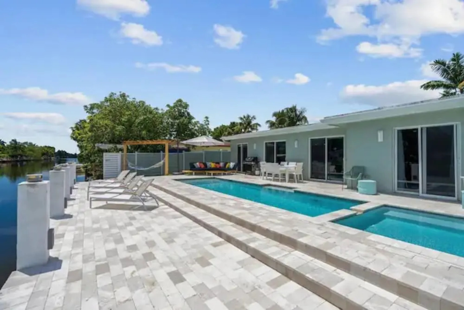 Waterfront Heated Pool Home