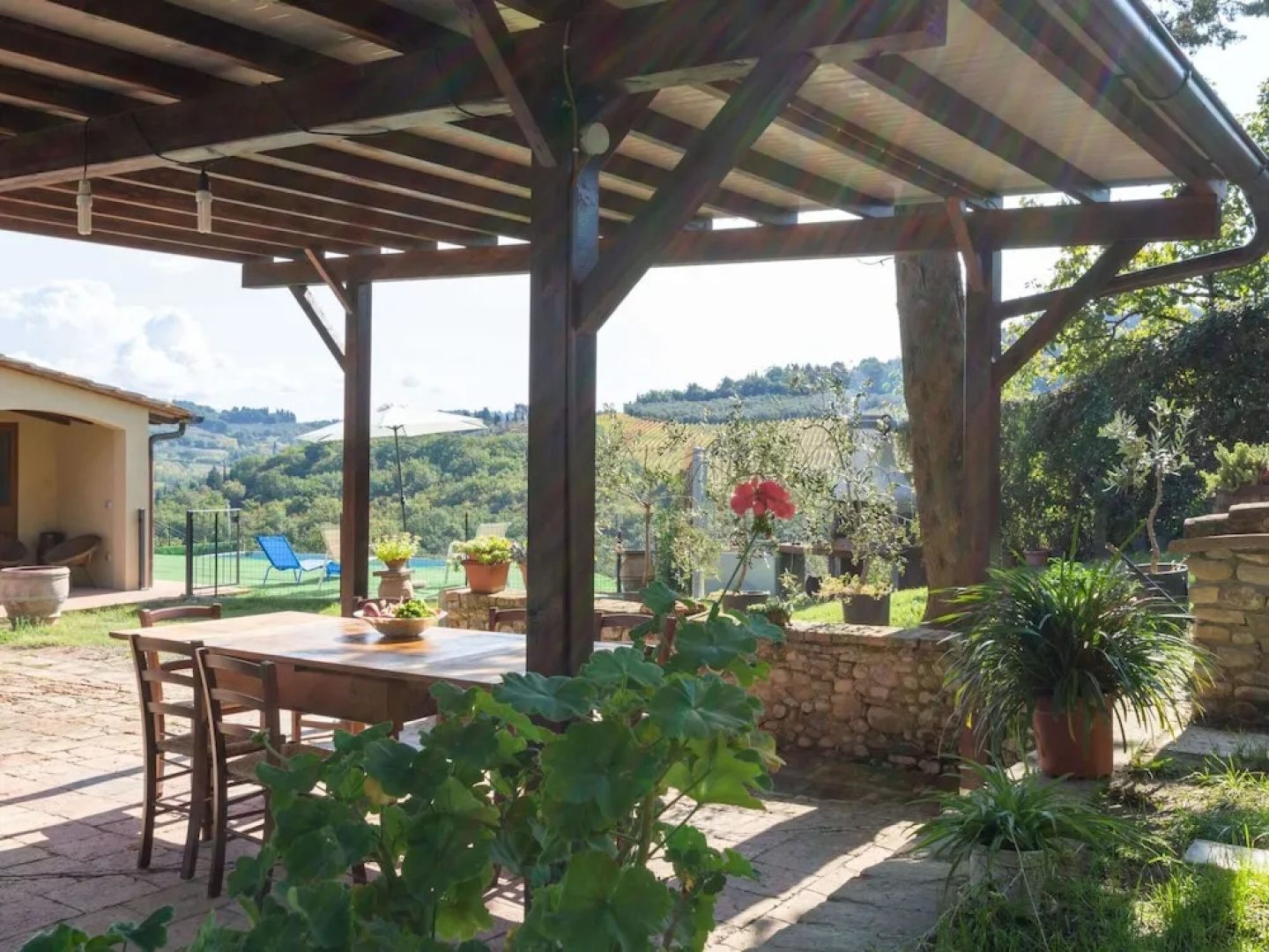 Farmhouse in Tuscany With Pool & Vineyard View