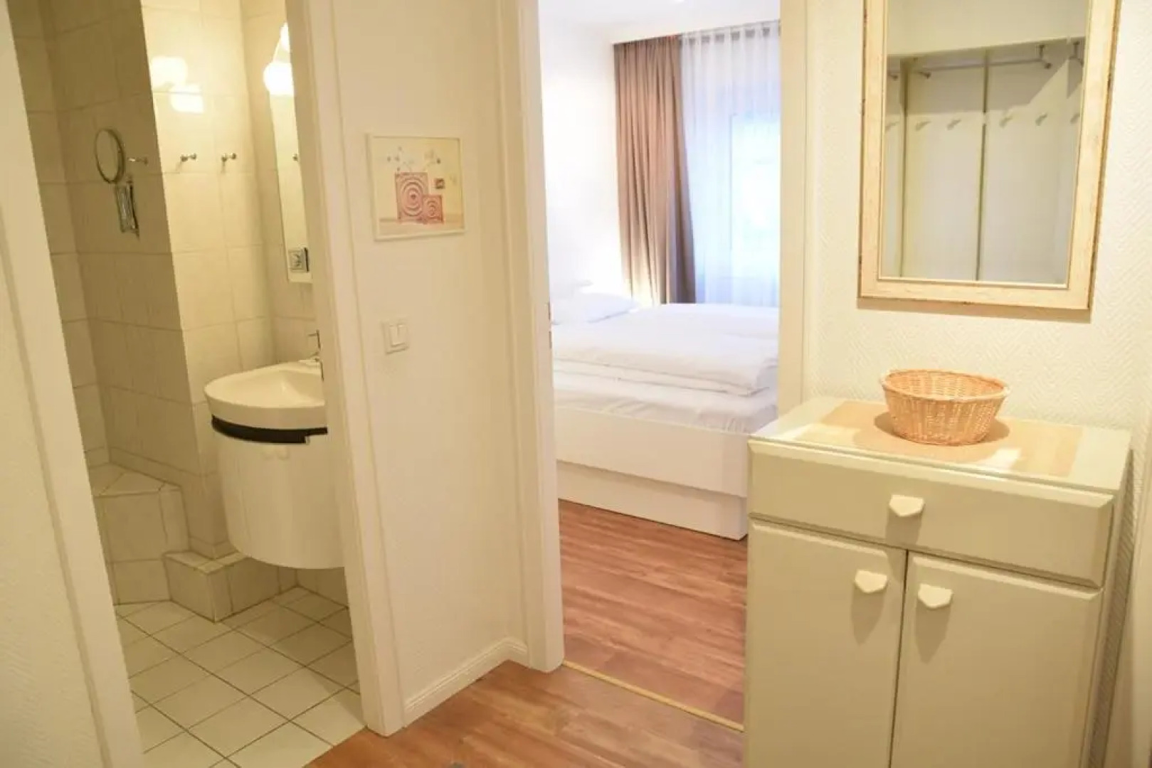 Gemütliches 2-Zimmer-Appartement mit Balkon Richtung Süden.