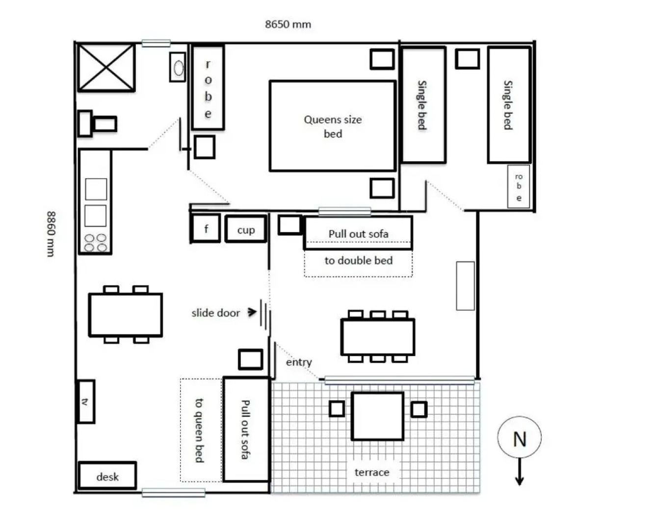 Apartment A2 - Prvi zal