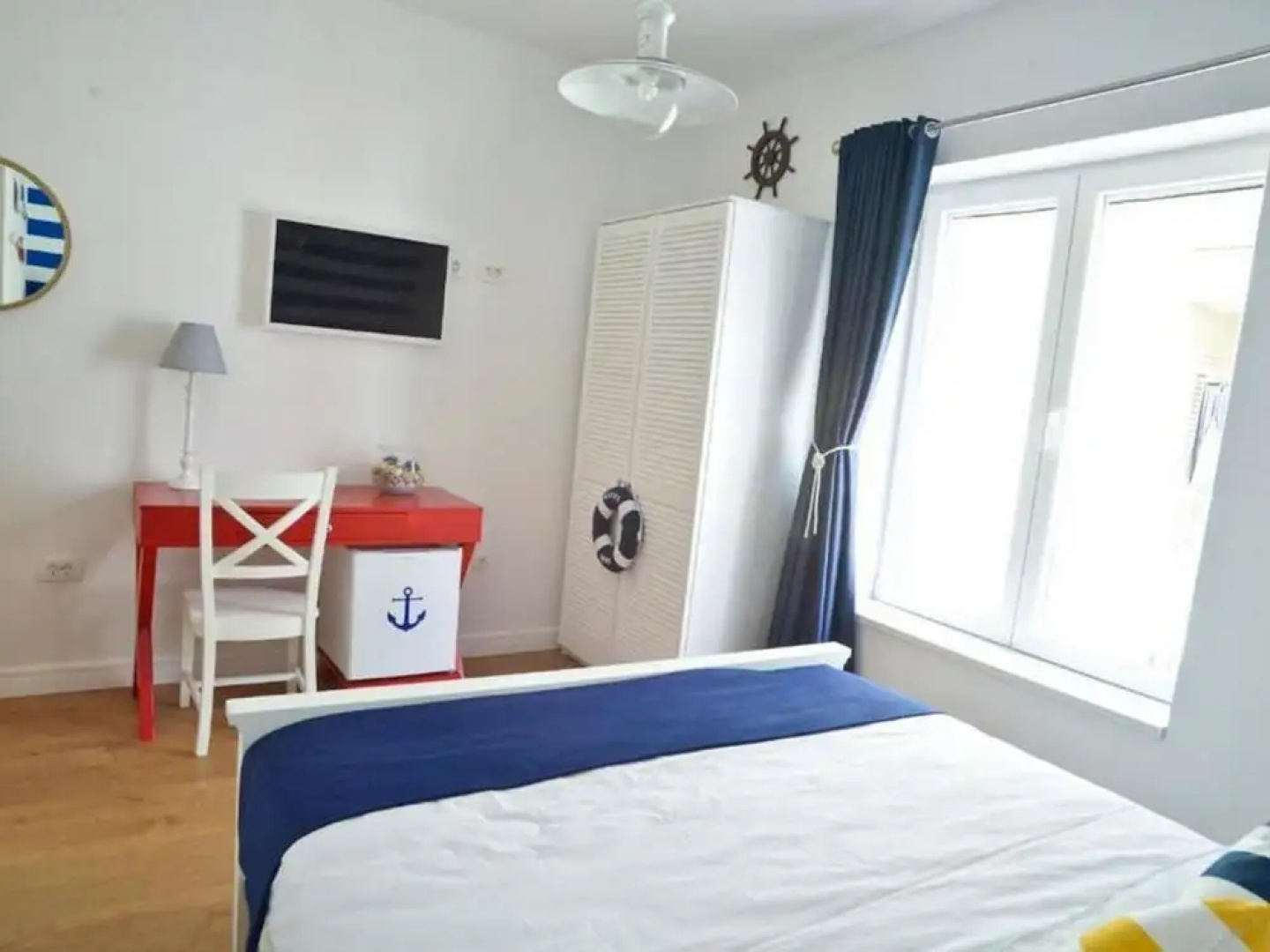 Nautical rooms in old part of the town