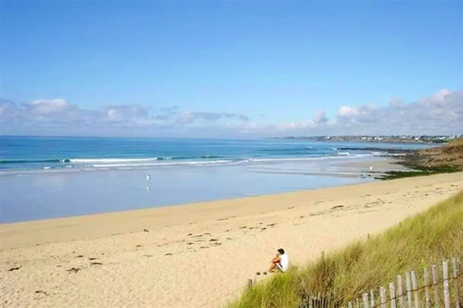 Apartment with One Bedroom in Guidel, with Wonderful Sea View, Shared Pool, Furnished Balcony - 100 M From the Beach