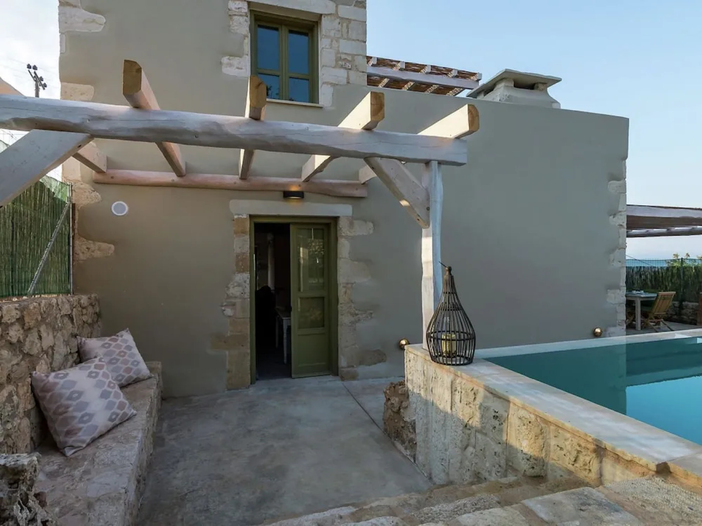 Traditional Stone Built Villa With Private Pool Near Tavern & the Beach
