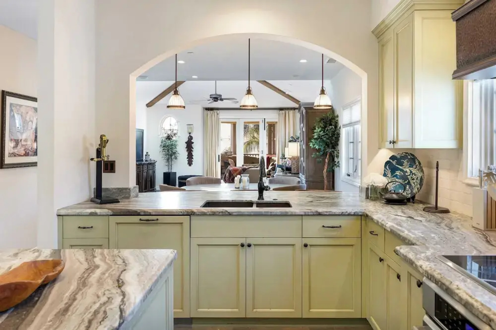 Seventh & Shore Stylish Seal Beach Home w/ Elevator, Fireplace + Bold Design