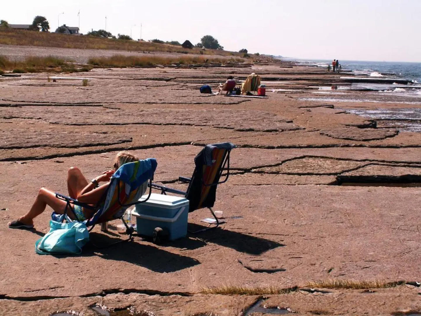 Stuga m havsutsikt & 50m till strand