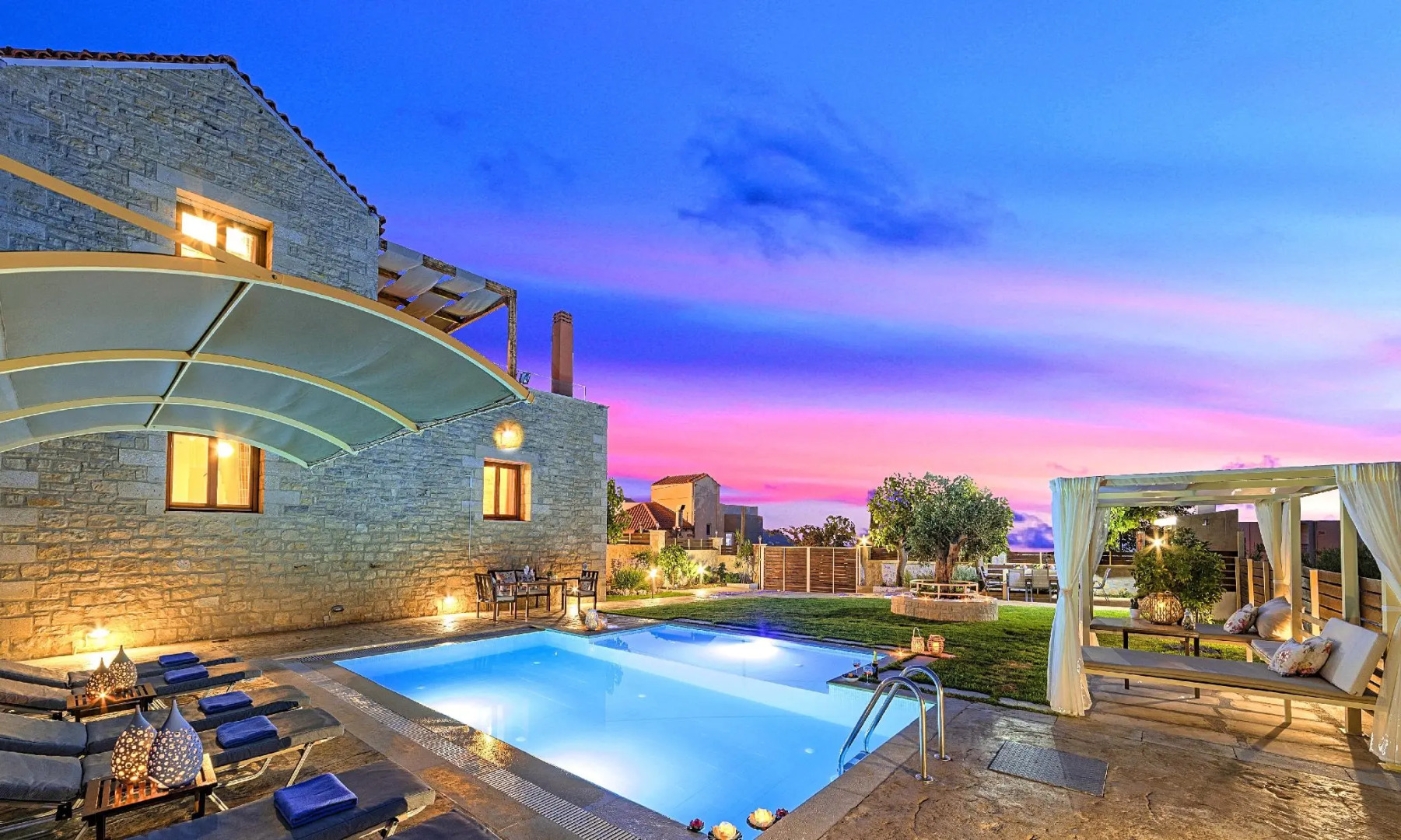Cretan Sunrise Villa with Heated Pool