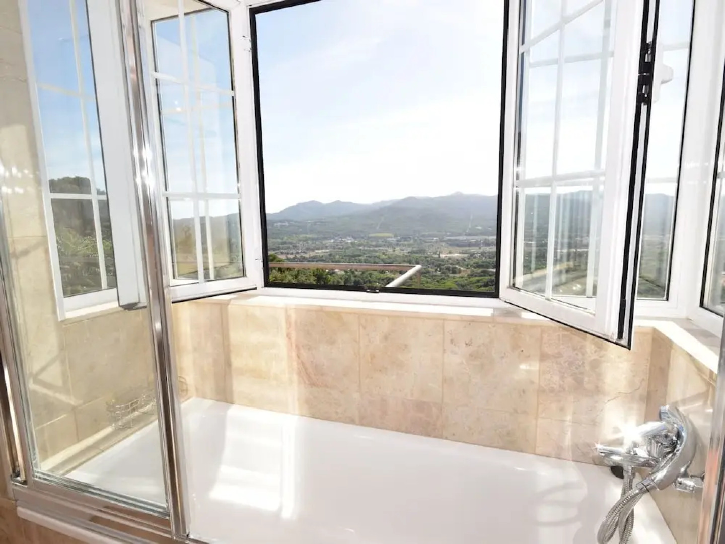 Valley-view Villa in Santa Cristina D'aro With Pool