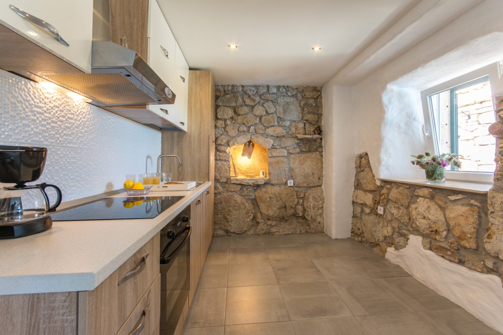 Holiday house Stone - pool house: Babino Polje, Island Mljet