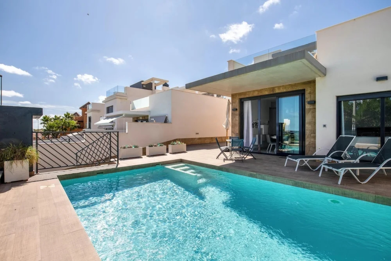 Villa With 2 Bedrooms in San Miguel de Salinas, With Wonderful sea Vie