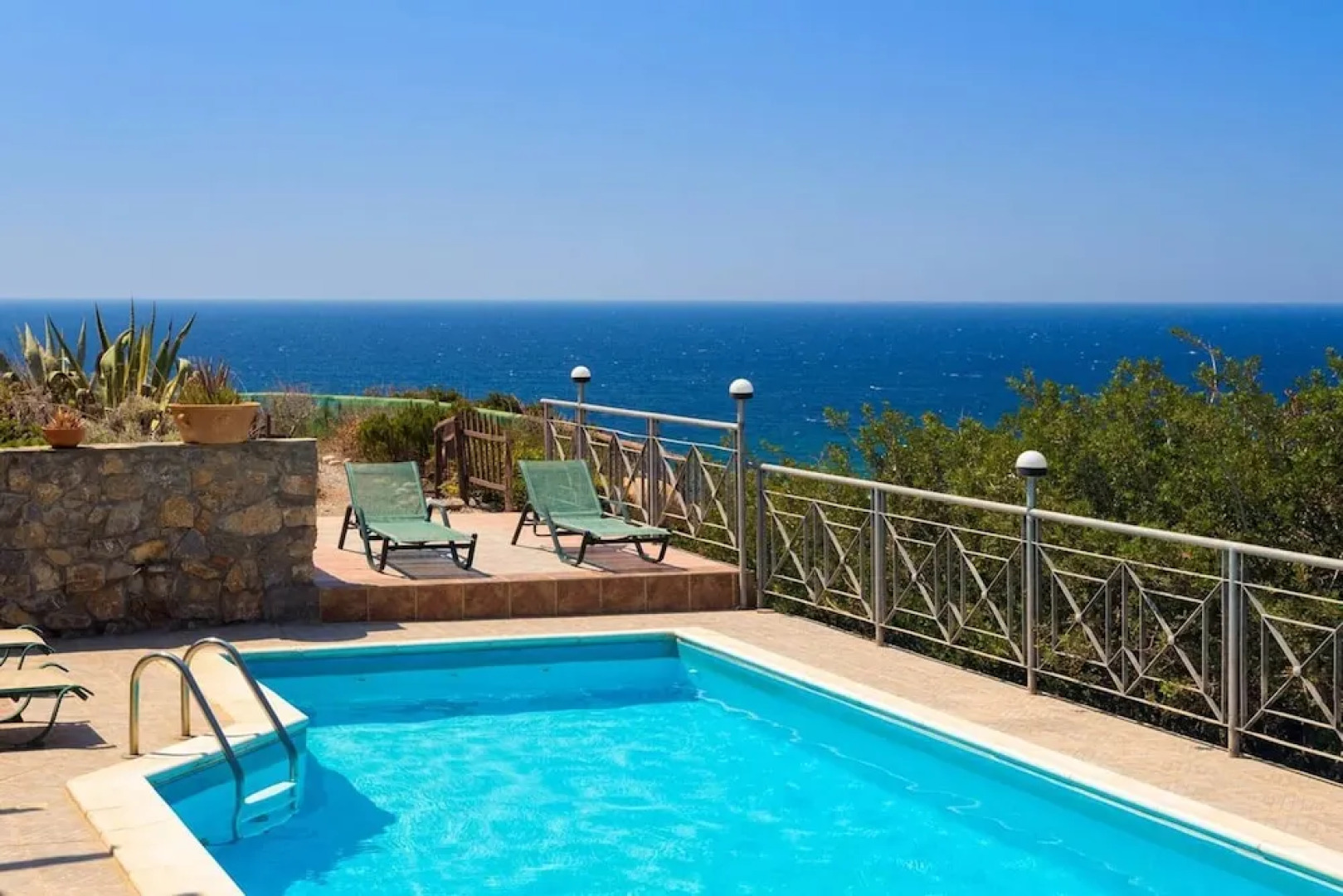 Villa Elafonisi Situated on the Edge of a Hill Just 200m Opposite the Beach