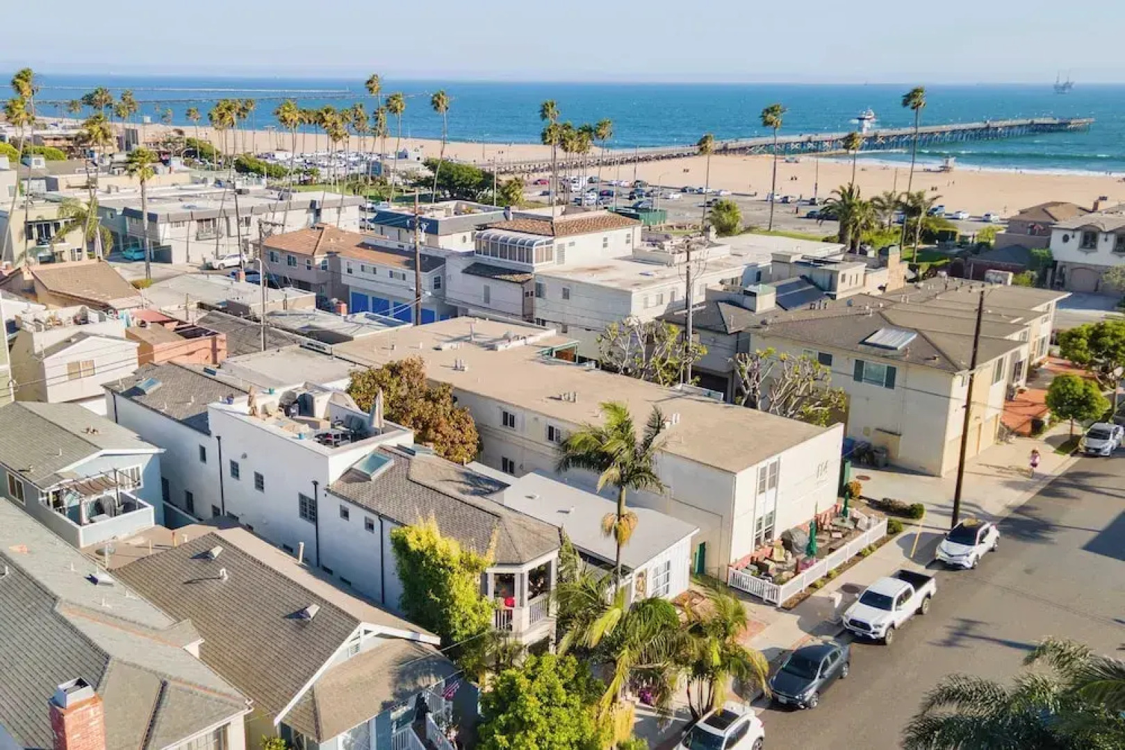 Seventh & Shore Stylish Seal Beach Home w/ Elevator, Fireplace + Bold Design