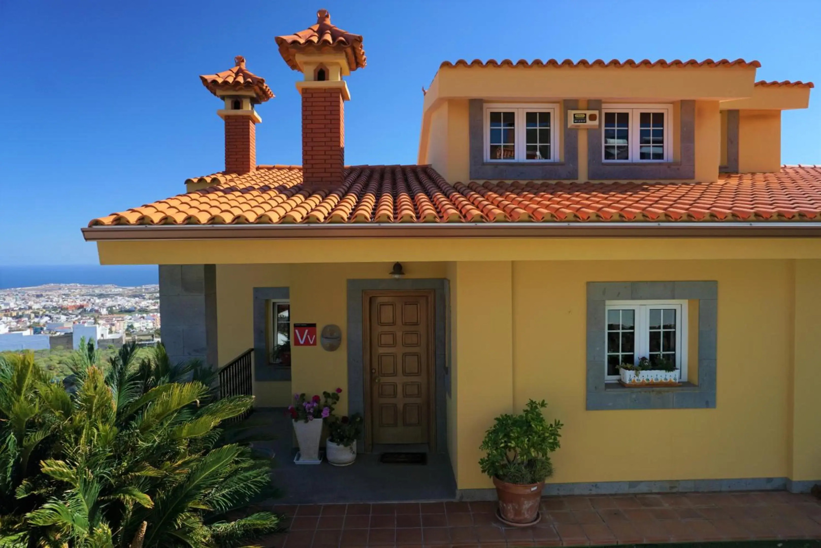 Pedro's house with fantastic views