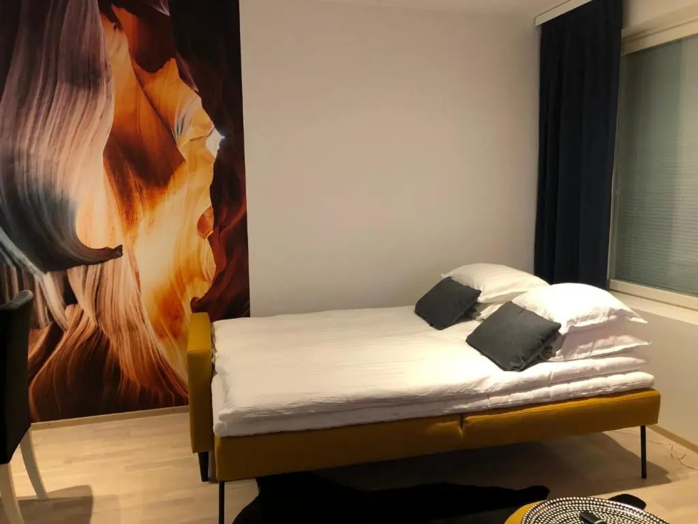 2 rooms, in front of the sea, free parking