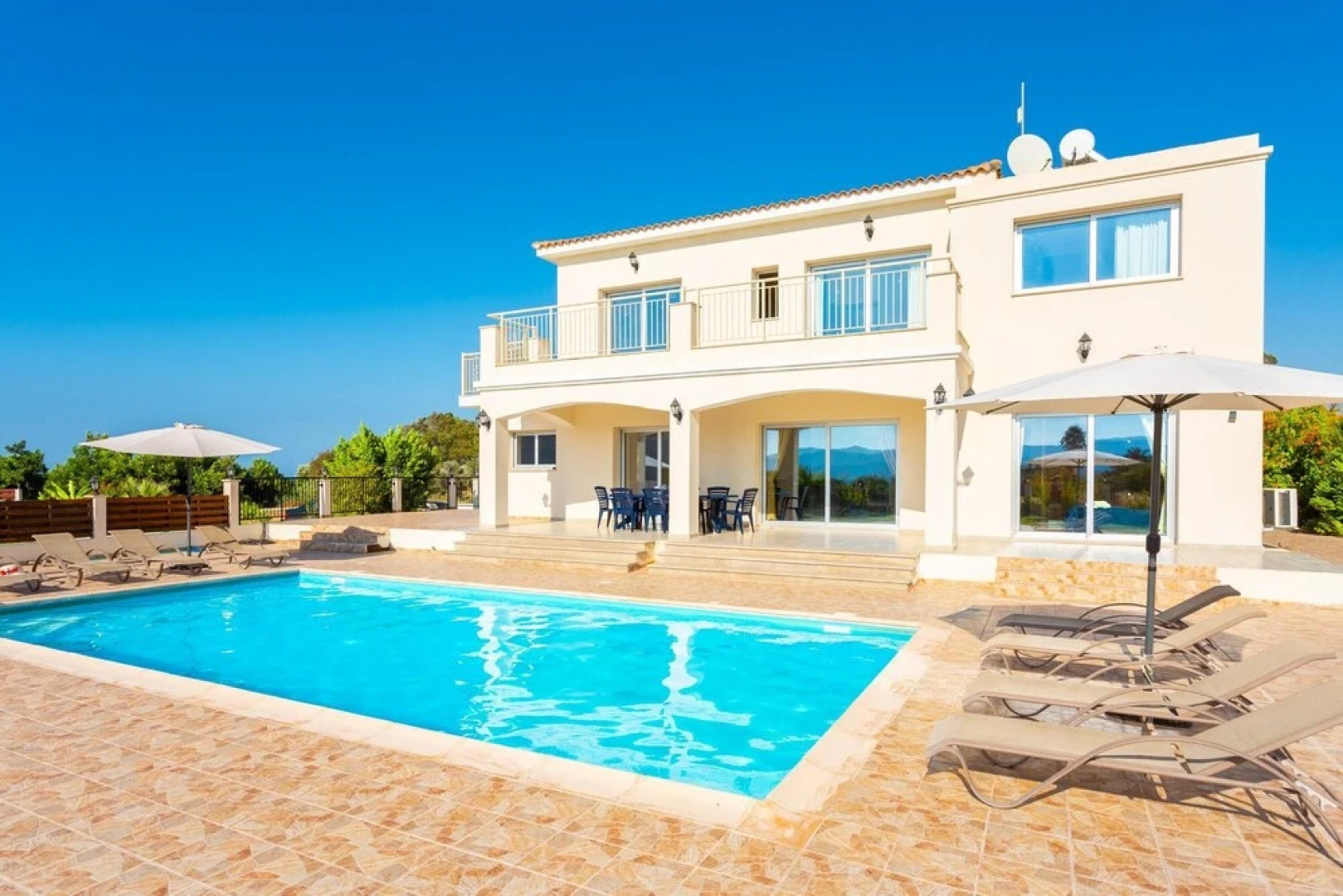 Villa Achilleas Chrystalla Large Private Pool Sea Views A C Wifi Eco-friendly - 2505