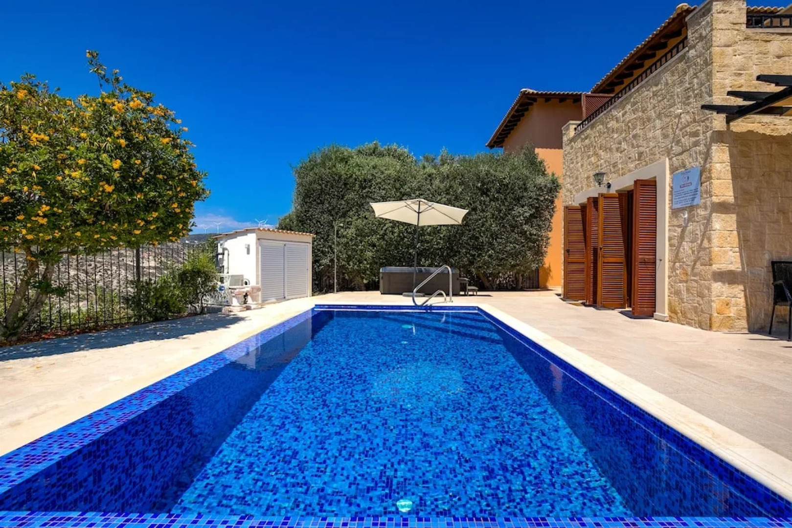 Stunning 3 bedroom villa 'BZ01' with private pool, stunning views, communal pool and resort facilities, Zephyros Village on Aphrodite Hills Re