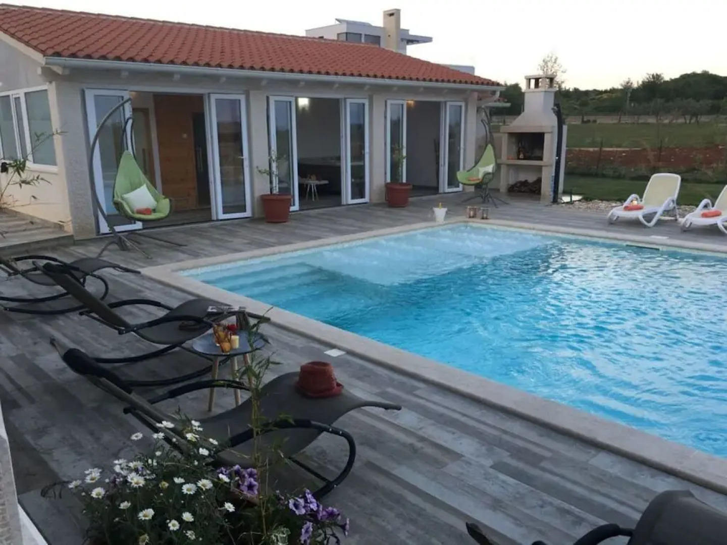 New White Villa, 60 m2, Pool