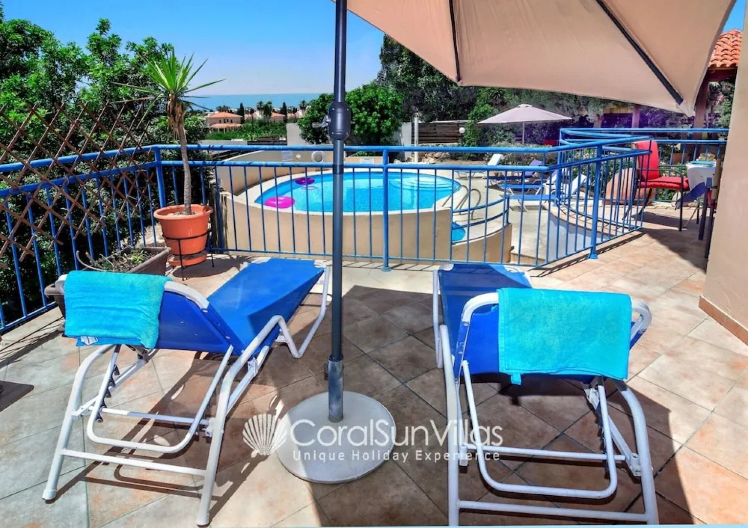 Large Pool & Garden, Billiard, Peaceful Area, Near to the Sea, Coral Bay Paphos