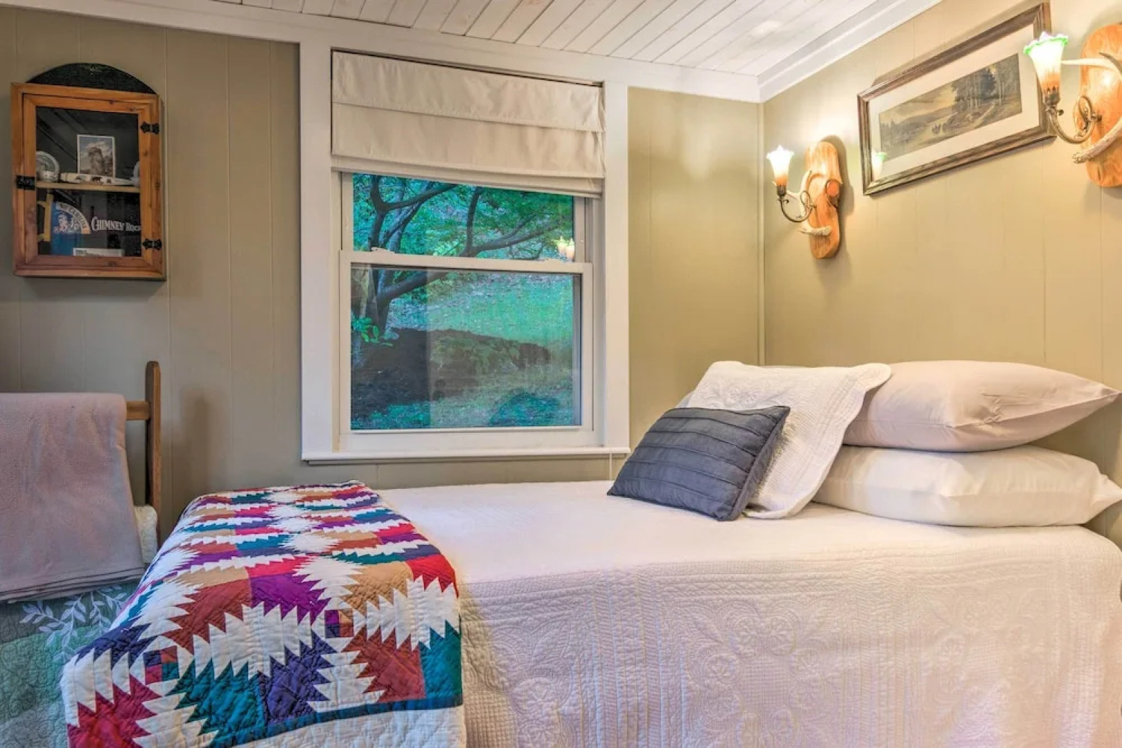 Mtn Views + Fire Pit: Serene Chimney Rock Abode