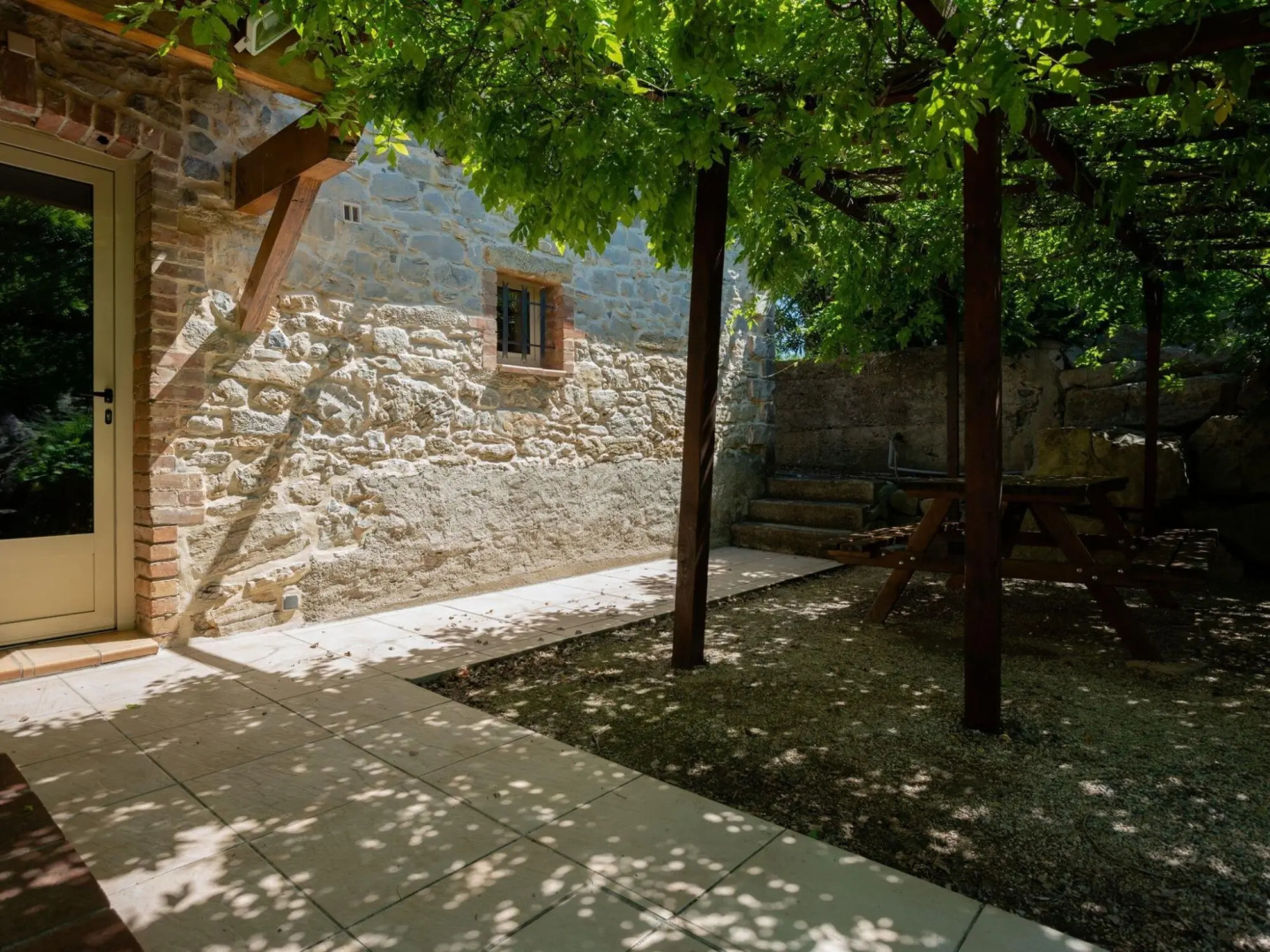 3 Cottages Around a Swimming Pool in a Small Village