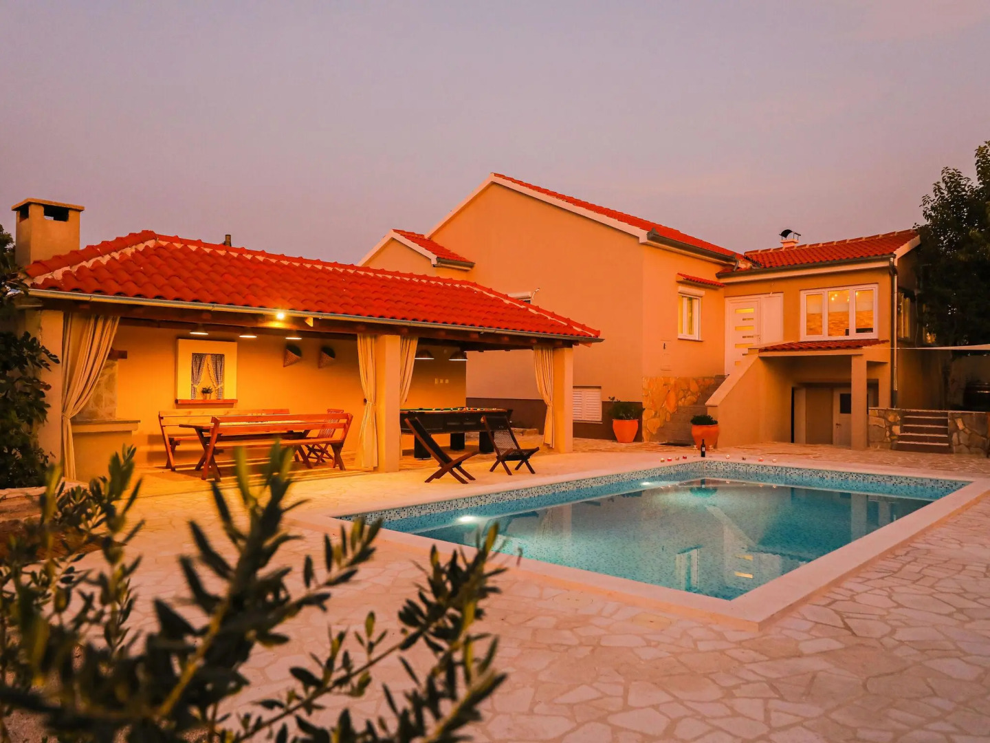 Villa in Pridraga With Pool and Five Person