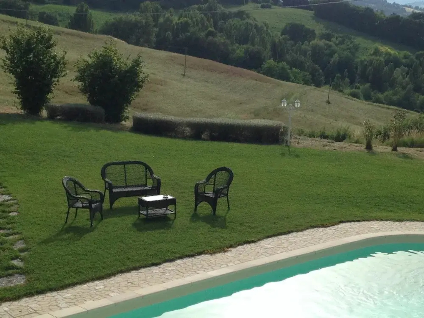 Apartment With 2 Bedrooms in Montelabbate, With Wonderful sea View, Pool Access, Enclosed Garden - 13 km From the Beach