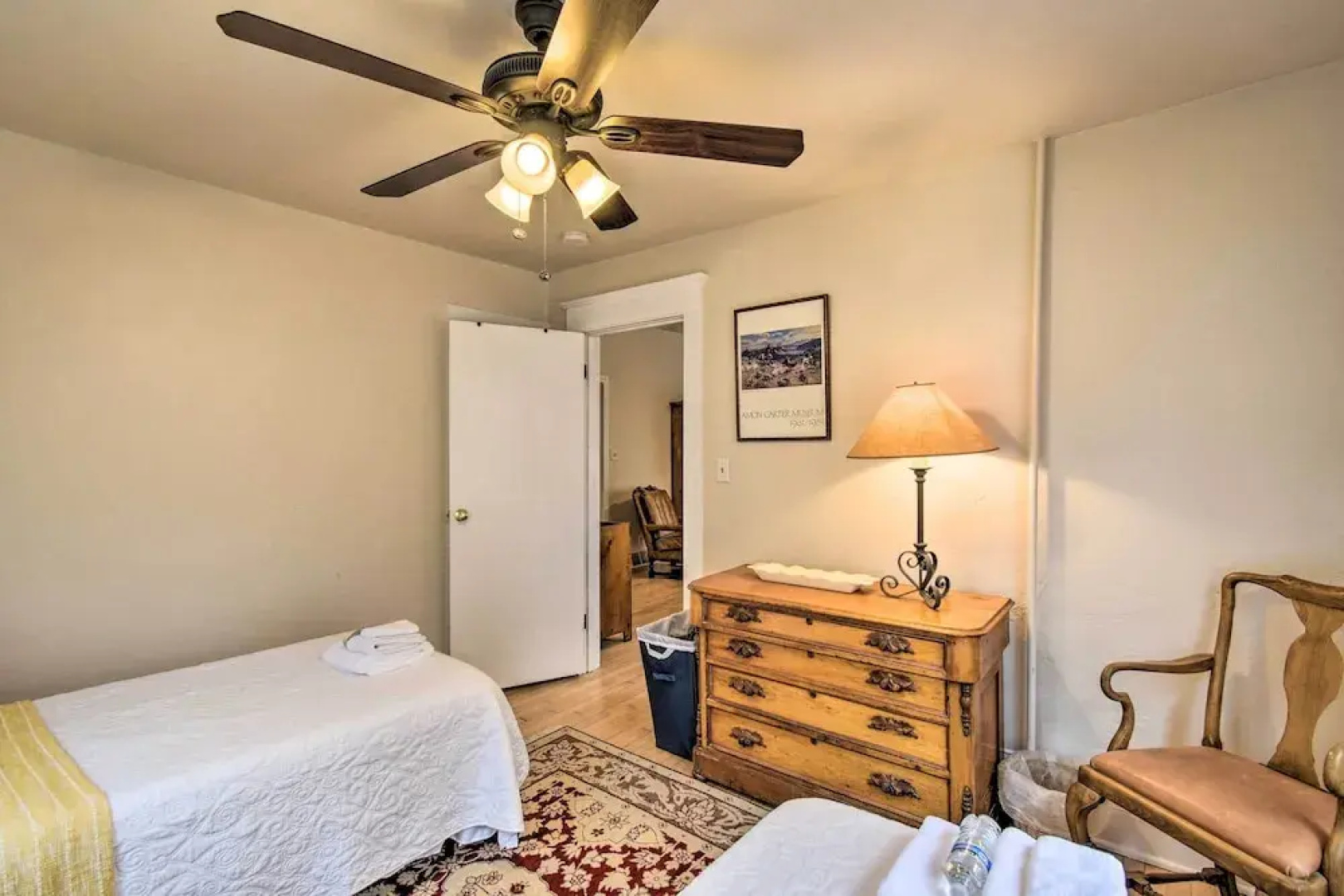 Walkable Lake Elkhart Apt: Dine, Shop, Swim!