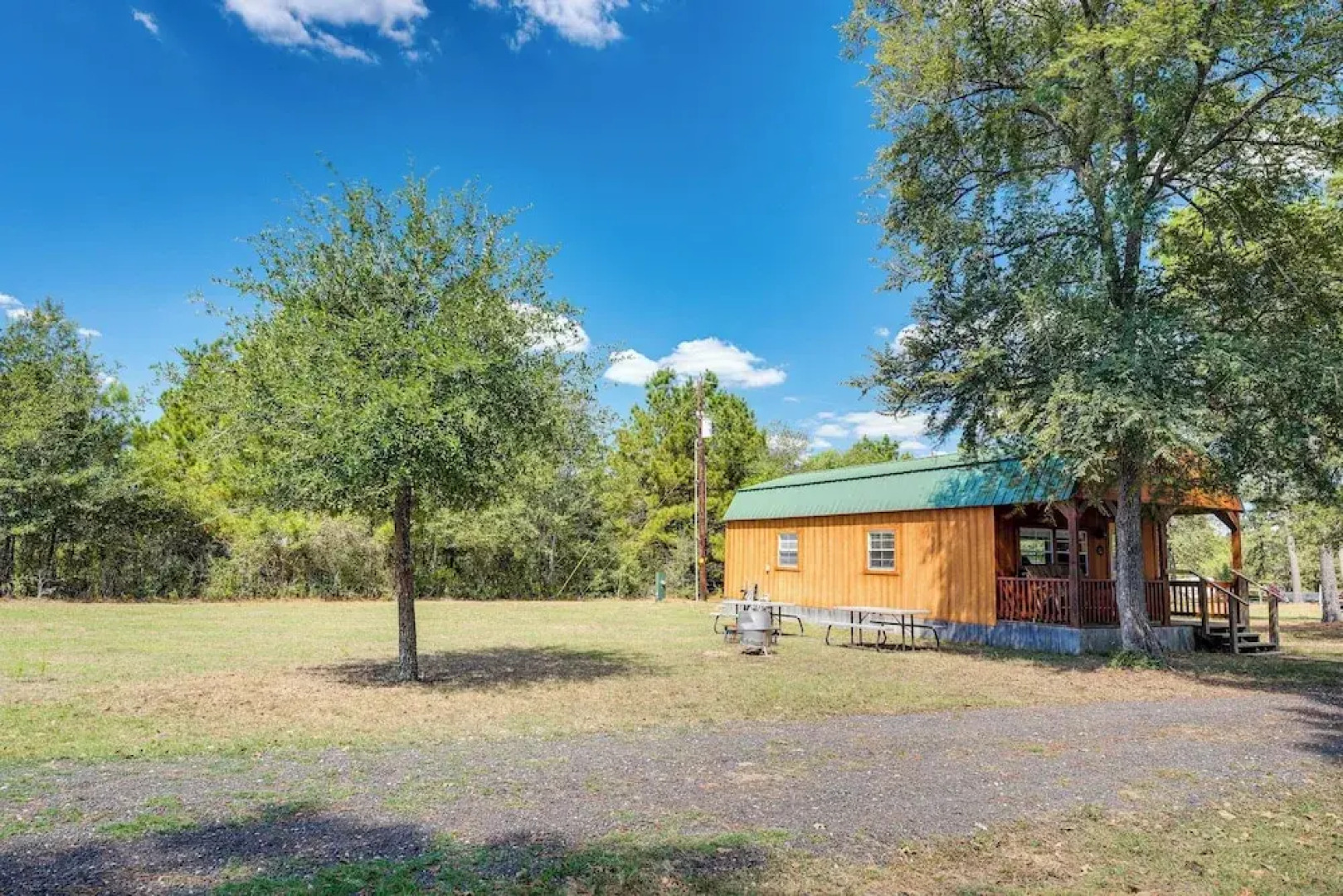 Plantersville Cabin on 50 Acres w/ Pond & Fire Pit