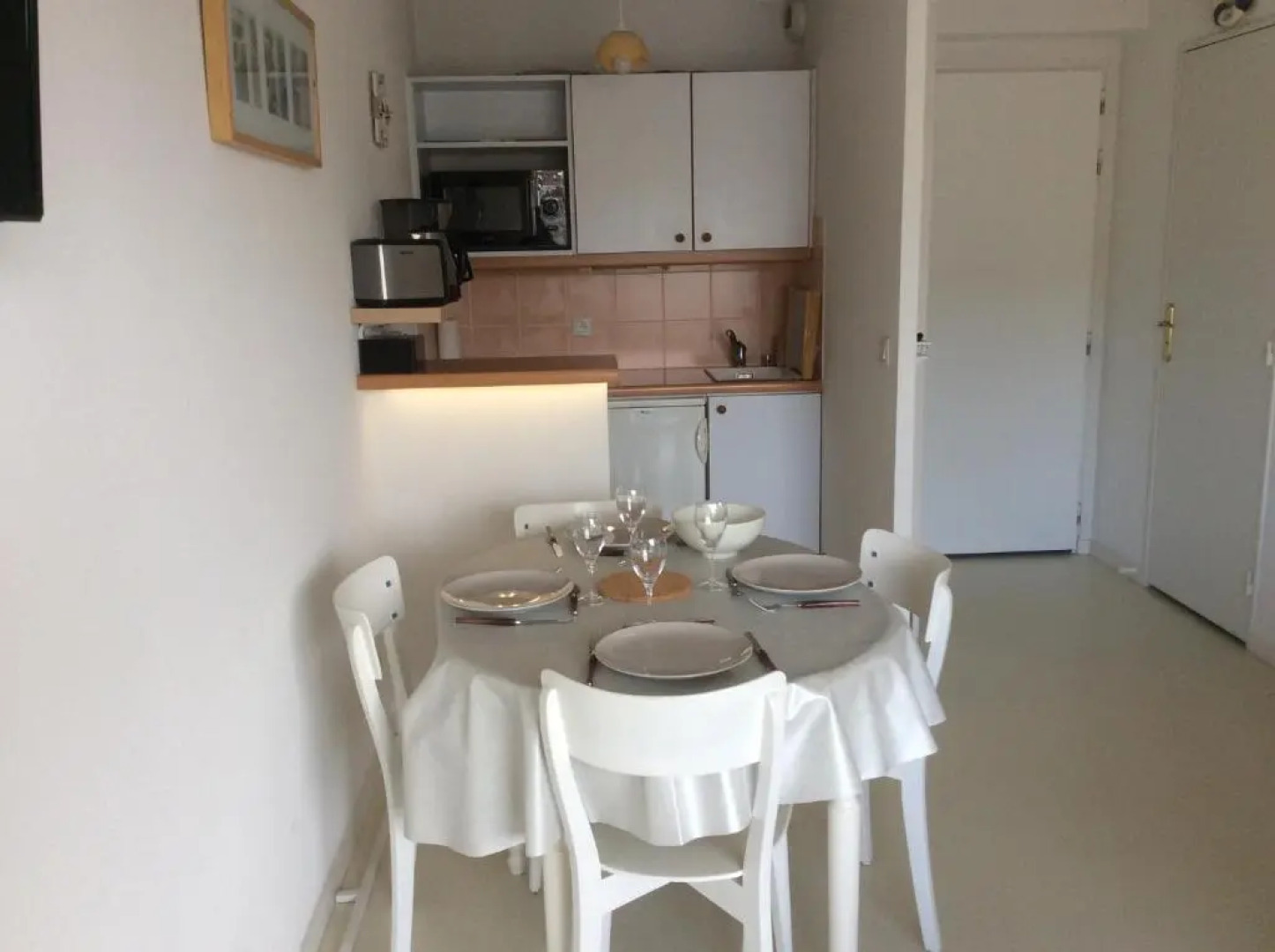 2 pièces 150 de la Mer, Calme,ensoleillé avec Parking