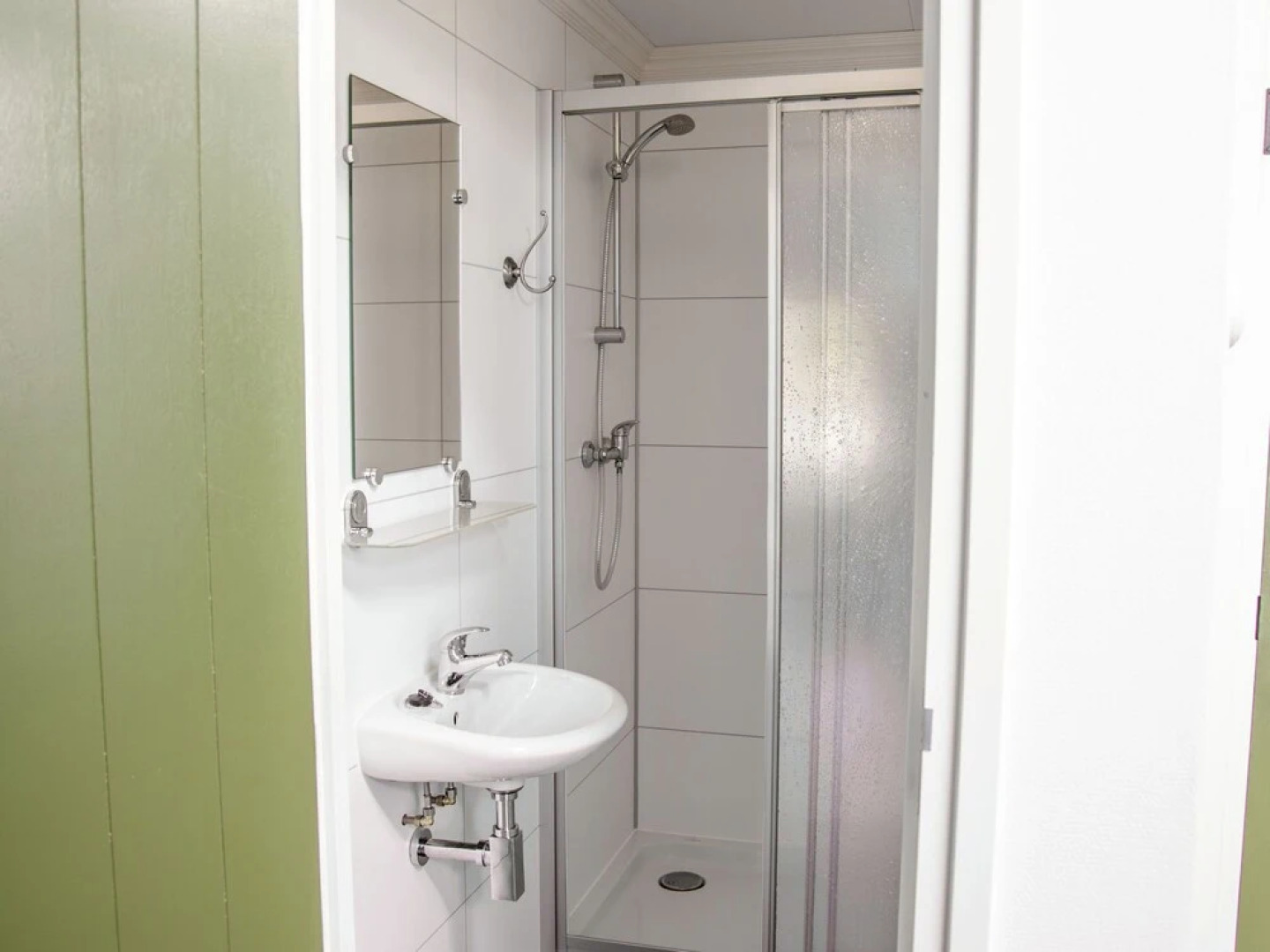 Nice house with a garden, surrounded by forest