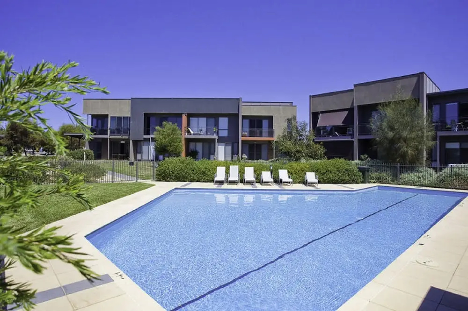 Golf and Pool Views Stylish Condo