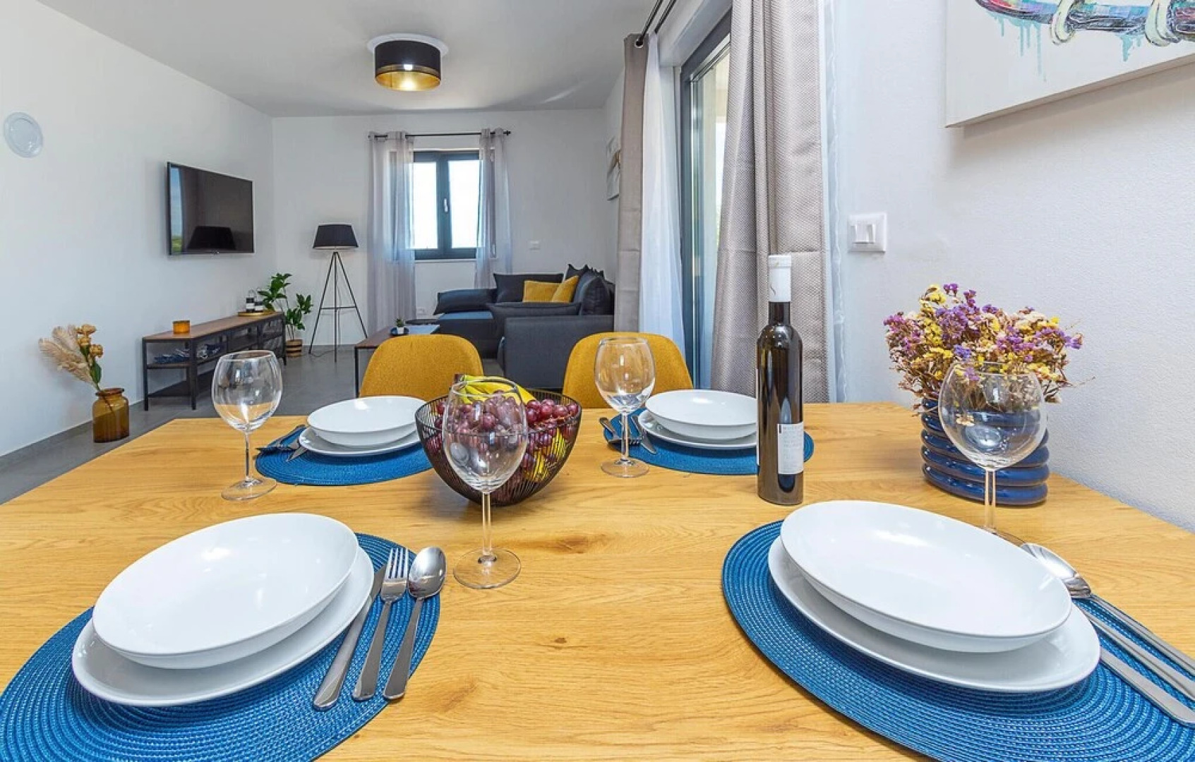 Awesome Home in Tar With Outdoor Swimming Pool, Wifi and 2 Bedrooms