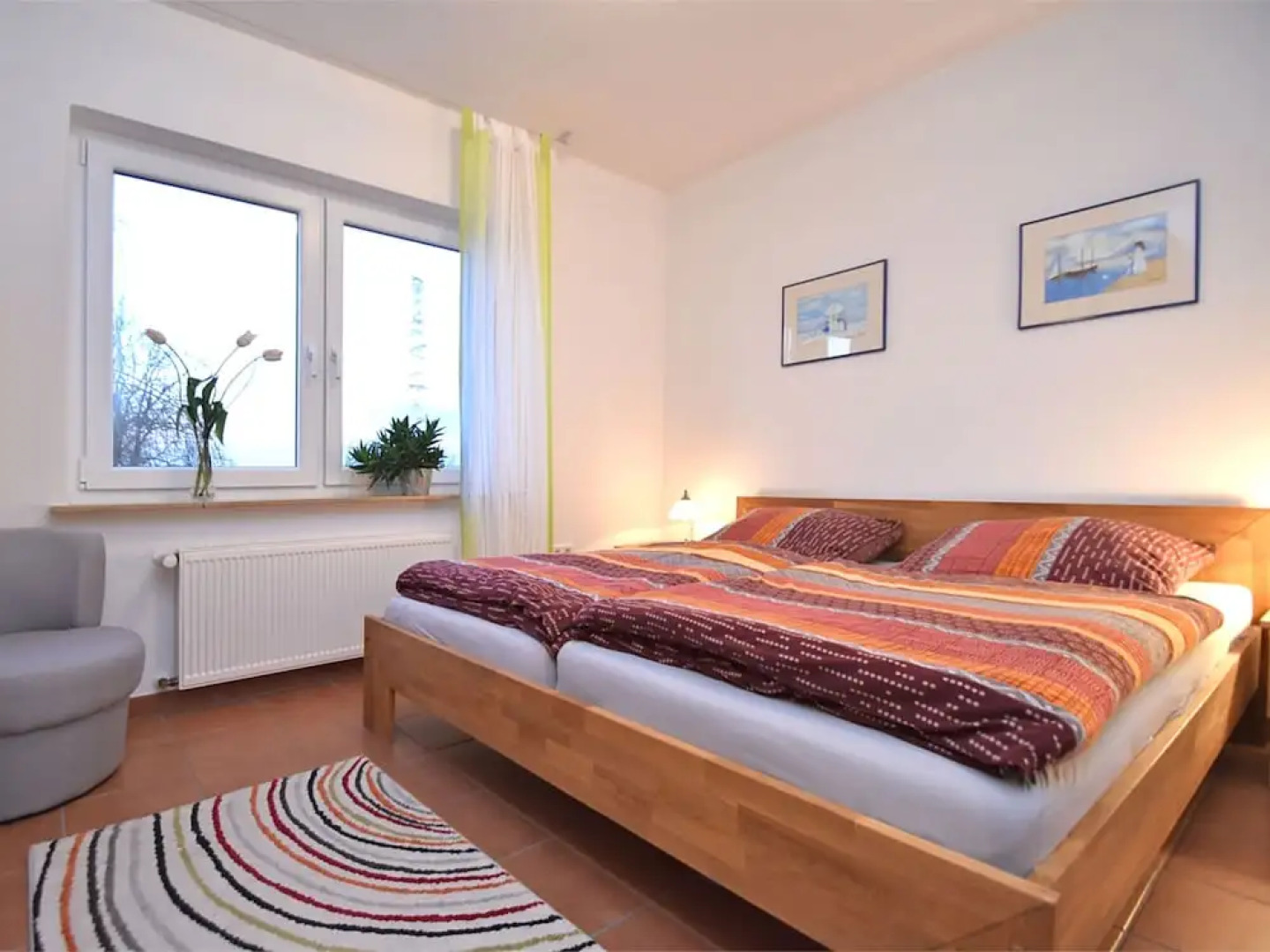 Bright Apartment With Private Balcony and use of Garden in the Weser Uplands